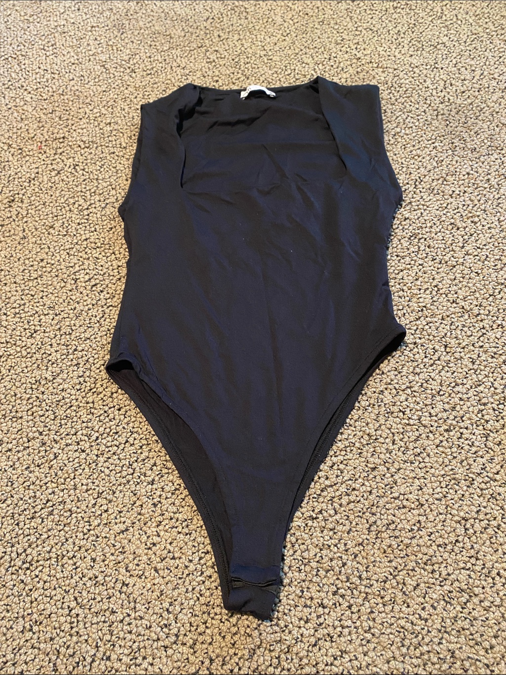 Zara Black Sleeveless Bodysuit